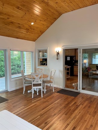 South Yarmouth Cape Cod vacation rental - Three season room with breakfast table and serving window