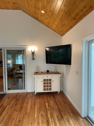 South Yarmouth Cape Cod vacation rental - Three season room with TV and access to outdoor shower