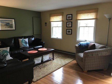 South Yarmouth Cape Cod vacation rental - Living/TV Room overlooking front yard