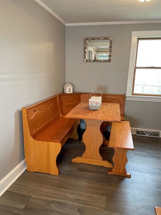 East Falmouth Cape Cod vacation rental - Kitchen nook