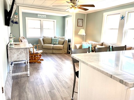 East Falmouth Cape Cod vacation rental - Living room with 55 inch smart TV