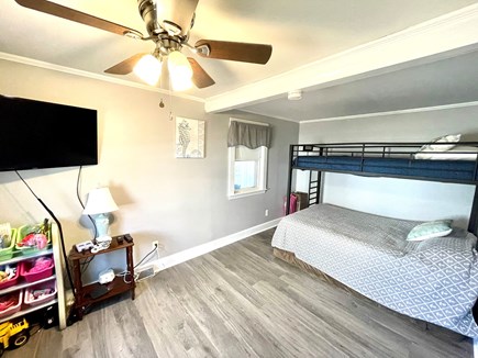 East Falmouth Cape Cod vacation rental - Guest bedroom with toys, TV and gaming system