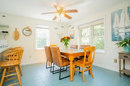 Harwich Cape Cod vacation rental - Casual dining table seats 6, plus 3 additional counter stools.