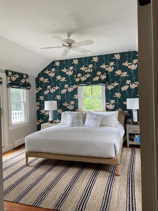 Orleans Cape Cod vacation rental - King bedroom with private deck.
