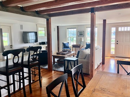 Chatham Cape Cod vacation rental - Sea Captain's House - great room overlooking Oyster Pond