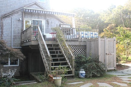 Eastham, Cooks Brook - 3970 Cape Cod vacation rental - Deck and Outdoor Shower