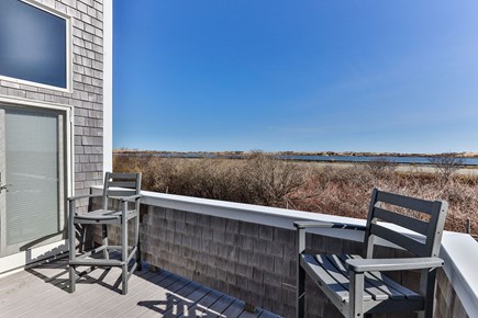 Truro Cape Cod vacation rental - Deck with views of Pilgrim Lake and the dunes