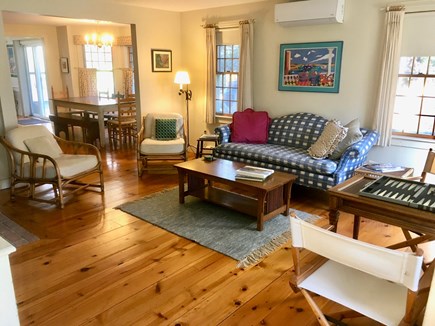 East Orleans Cape Cod vacation rental - The living room looking into the dining room