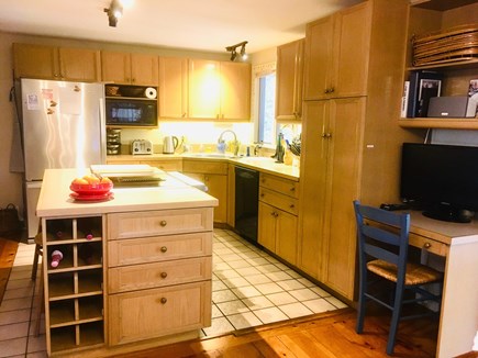 East Orleans Cape Cod vacation rental - The kitchen which opens into the dining area