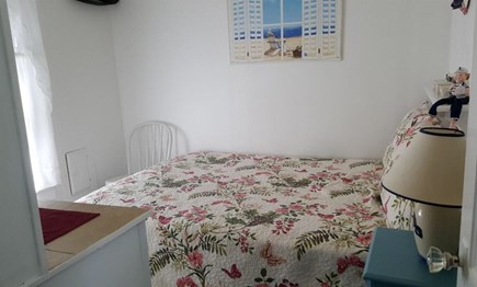 Wellfleet Cape Cod vacation rental - Bedroom #2 with full bed, ceiling fan + window air conditioning
