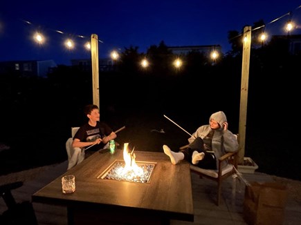 Sandwich, Town Neck Cape Cod vacation rental - Outdoor fire table