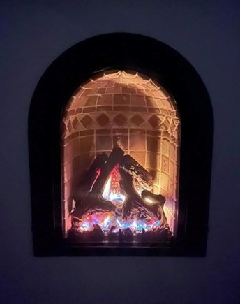 Sandwich, Town Neck Cape Cod vacation rental - Indoor custom fireplace