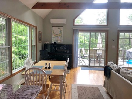 Wellfleet Cape Cod vacation rental - Bright and airy great room with access to the deck