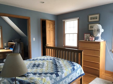 Wellfleet Cape Cod vacation rental - Upstairs bedroom with a full/twin bunk and small office/desk spac