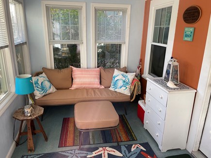 West Yarmouth Cape Cod vacation rental - As you enter the front door through the Sunporch