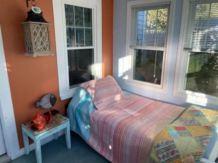 West Yarmouth Cape Cod vacation rental - Comfortable Twin bed on the Sunporch