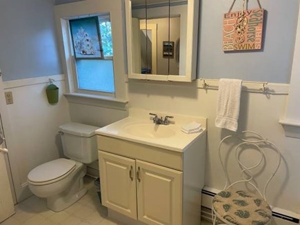 West Yarmouth Cape Cod vacation rental - Clean & updated bathroom with full-size shower tub combo