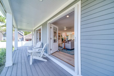 East Sandwich Cape Cod vacation rental - Open the double doors and enjoy the spacious wraparound porch