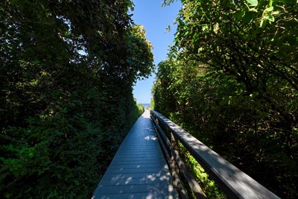 East Sandwich Cape Cod vacation rental - Magical path to the beach just steps from the front door