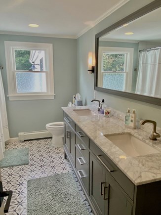 East Orleans Cape Cod vacation rental - Gorgeous brand new hall bathroom