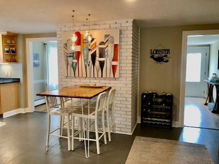 East Orleans Cape Cod vacation rental - Additional kitchen dining space leading to living room