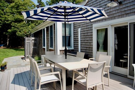 East Orleans Cape Cod vacation rental - Inviting Deck in spacious private yard