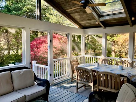 Orleans Cape Cod vacation rental - Lovely screened porch with TV