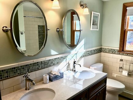 Orleans Cape Cod vacation rental - Newly renovated second floor bath with tub/shower