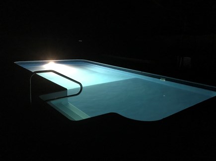 Brewster  Cape Cod vacation rental - Pool at night