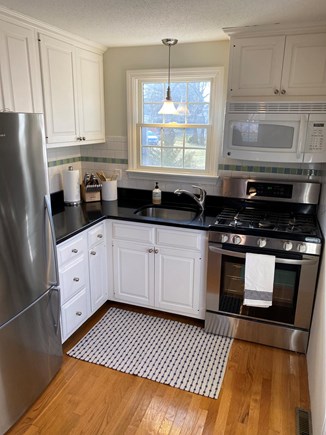 Dennis Port Cape Cod vacation rental - Kitchen, with gas range, keurig, and plenty of other utilities!