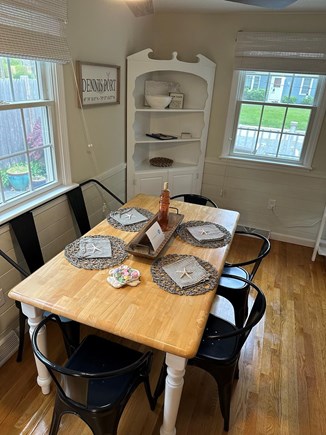 Dennis Port Cape Cod vacation rental - Dining area with flexible seating.