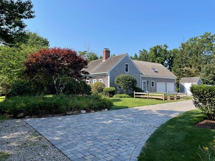 Dennis, Corporation Beach Cape Cod vacation rental - Driveway view of house