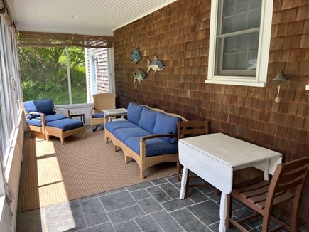 Dennis, Corporation Beach Cape Cod vacation rental - Comfortable screen porch