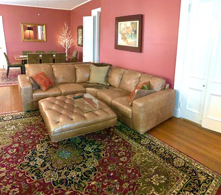 Falmouth, Main + Guest House Cape Cod vacation rental - Main house: living room