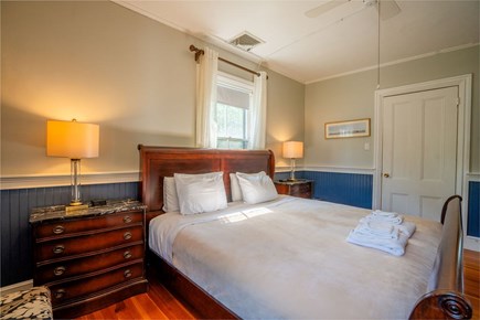 Falmouth, Main + Guest House Cape Cod vacation rental - Main house - king bedroom with en-suite bathroom