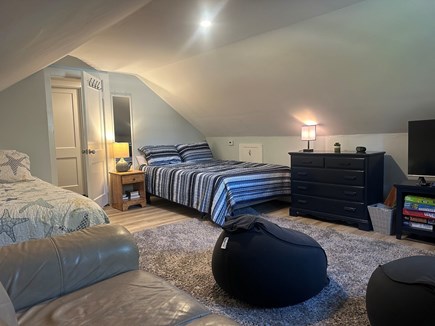 Falmouth Center Cape Cod vacation rental - Upstairs bedroom with queen and twin bed.