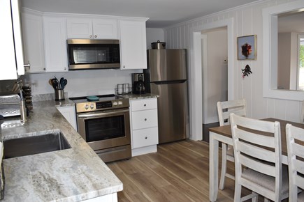 Falmouth Center Cape Cod vacation rental - Updated kitchen and dining area with table that seats 6