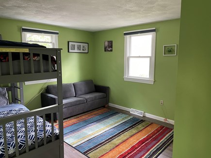 West Yarmouth Cape Cod vacation rental - Bedroom #2.  Twin bunks and a full size pull out sofa bed.