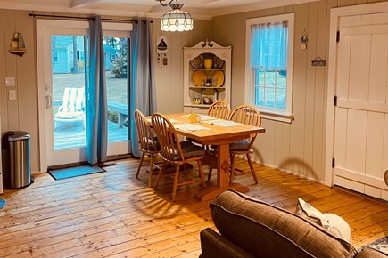 Hyannis Cape Cod vacation rental - Dining Area and sliding door to Deck