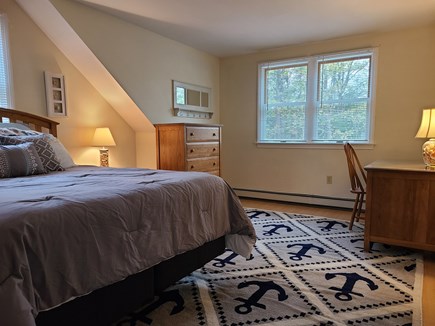 West Yarmouth Cape Cod vacation rental - 2nd floor Queen Bedroom with remote worker desk, A/C