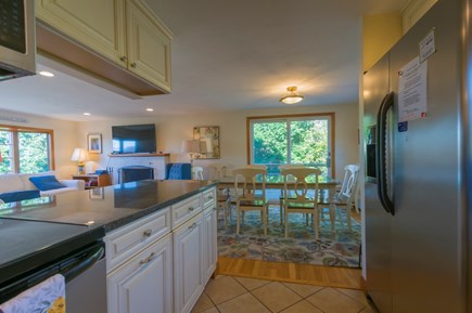 East Sandwich Cape Cod vacation rental - Kitchen looking towards Dining area