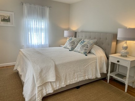 Brewster Flats off Lower Rd- R Cape Cod vacation rental - Primary Bedroom w/ Queen size bed, ceiling fan, private full bath