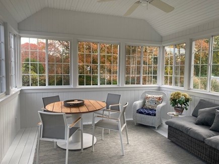 Brewster Flats off Lower Rd- R Cape Cod vacation rental - Relax on the sun porch