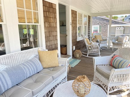 Harwich Port Cape Cod vacation rental - We love spending time on the spacious front porch.