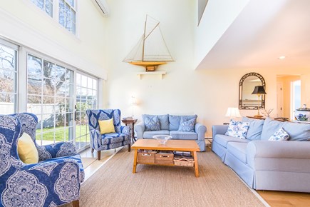 Falmouth Heights Cape Cod vacation rental - Family Room opens to a Large Deck