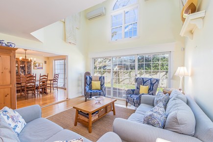 Falmouth Heights Cape Cod vacation rental - Open family/dining room with access to deck