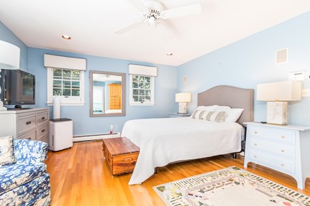 Falmouth Heights Cape Cod vacation rental - Primary bedroom with TV