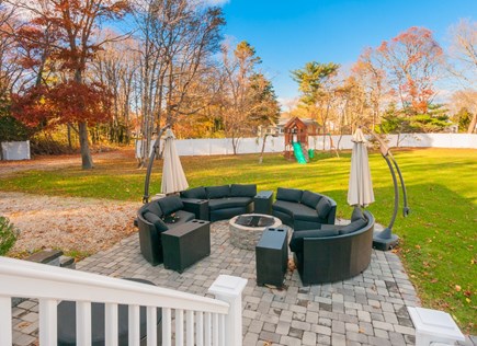 Centerville Cape Cod vacation rental - Driveway approach and patio on back side of the house
