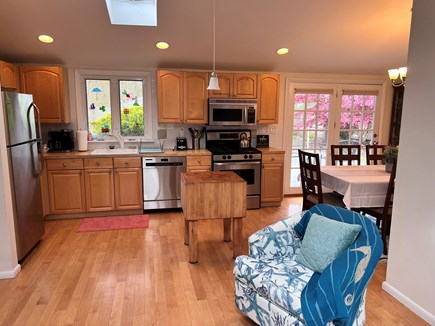 West Yarmouth Cape Cod vacation rental - Open concept Kitchen with chopping block island.