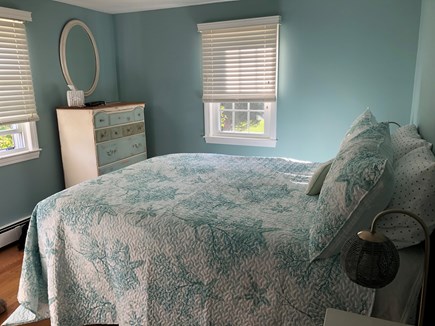 South Yarmouth Cape Cod vacation rental - Front bedroom with queen bed.